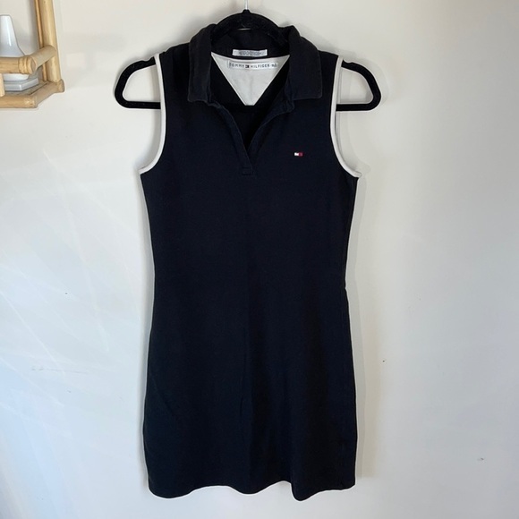 Y2K Tommy Hilfiger Collared Dress - Picture 1 of 6